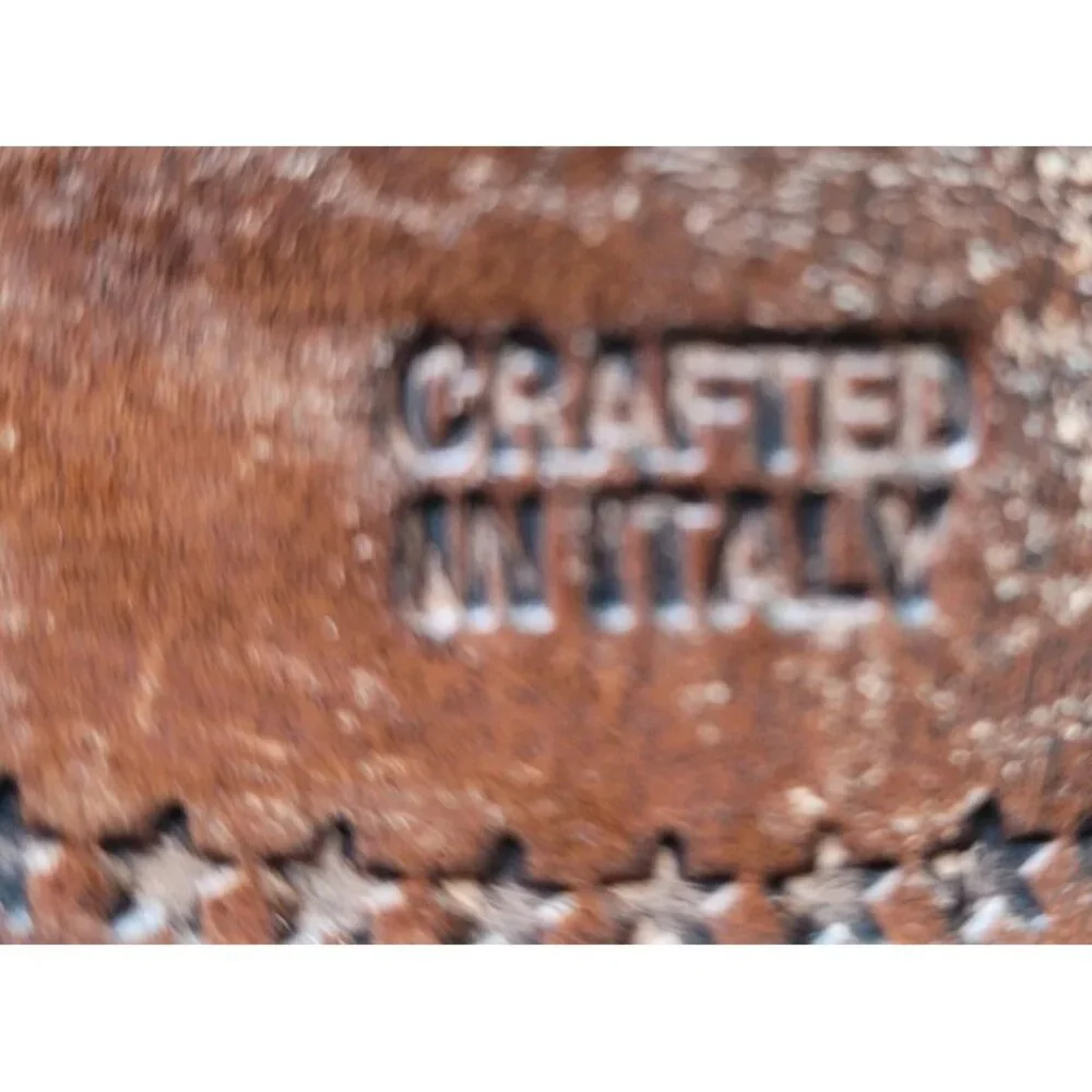 Italian Leather Side Zip Lace-Up‎ Ankle Boots Mens 9 Brown George Brown BILT